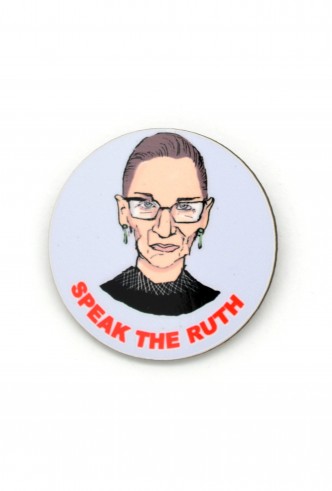 I Love Ruth Bader Ginsburg Notorious RBG Political Pin Back  Tee B31 I love RBG