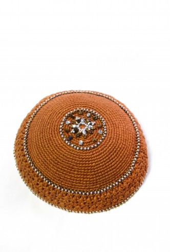 Crochet Mandala Yarmulke