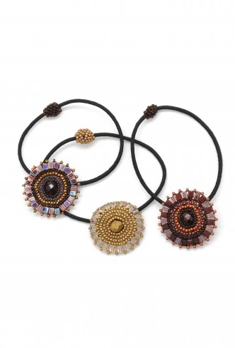 beaded_ponytail_ties_set_of_3-  display picture 1