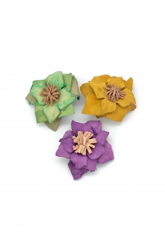 Small Flower Barrettes (Set of 3)
