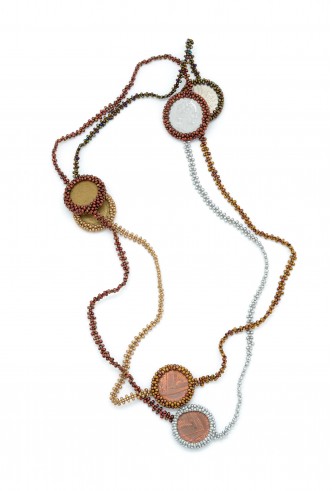 Long Coin Necklace Long Coin Necklace