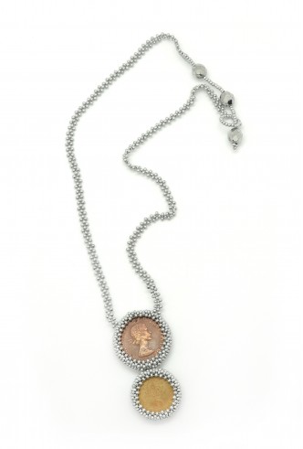 Double Coin Necklace Double Coin Necklace
