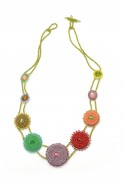 Candy Color Button Necklace