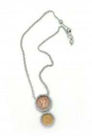 Double Coin Necklace