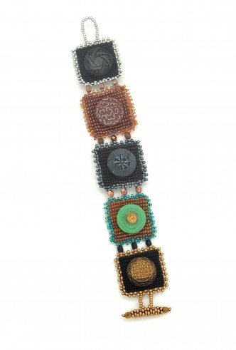 Vintage Button Bracelet Vintage Button Bracelet