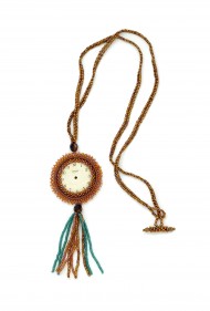 Watch Face Tassel Necklace